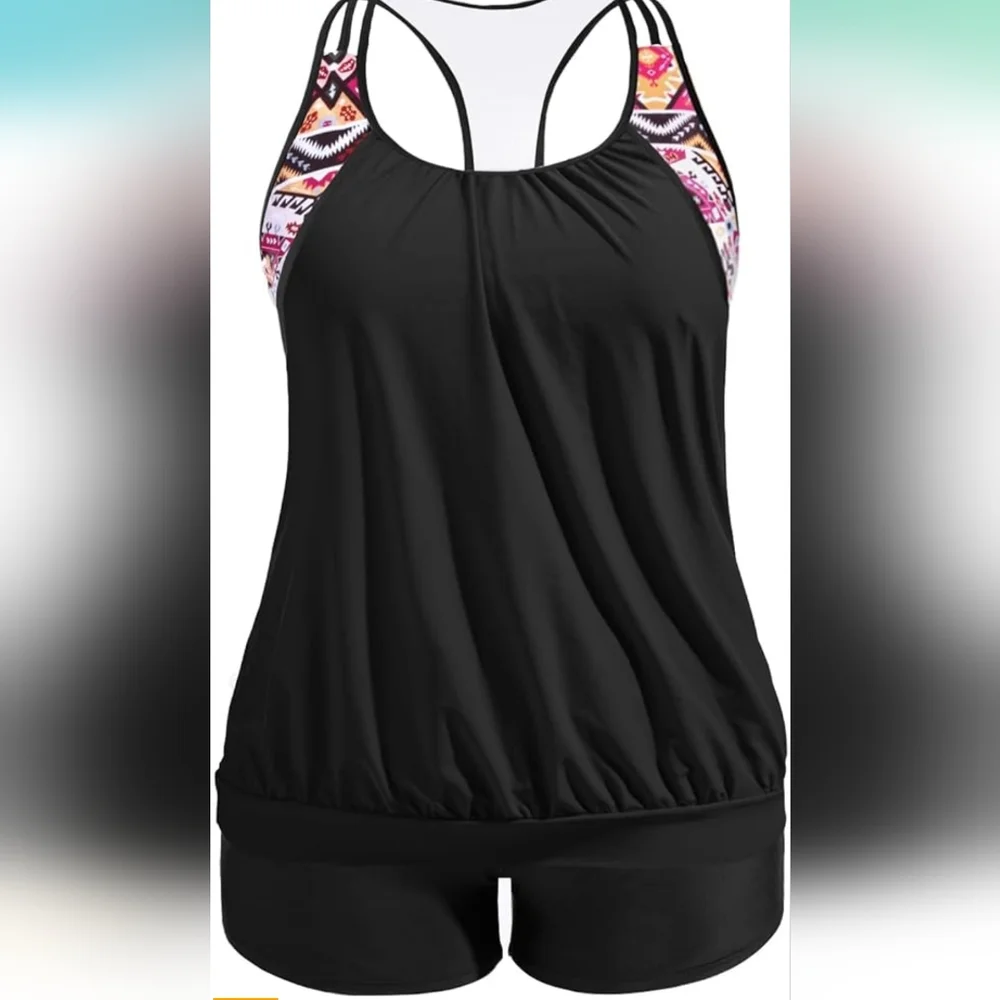 HOLIPICK 2 Piece Tankini Swimsuit